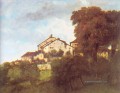 Die Häuser des Chateau DOrnans realistischer Maler Gustave Courbet